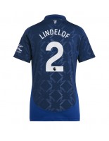 Manchester United Victor Lindelof #2 Venkovní Dres pro Dámské 2024-25 Krátký Rukáv